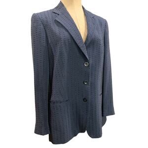 Size 48 (US 16) Sergio Pellari Womens Silk Blend Blazer Jacket